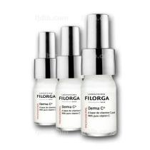 Derma-C Soin Anti-Oxydant à la Vitamine C Pure par Filorga - 3 Flacons 7ml