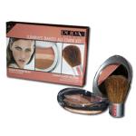 Luminys Baked All Over Kit Red Gold 04 Pupa - 1 Coffret Poudre † 1 Pinceau Poudre Visage Kabuki