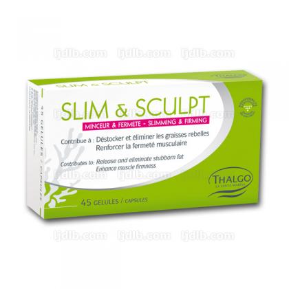 Slim And Sculpt Complment Nutritionnel Thalgo - Minceur & Fermet - 1 Bote de 45 glules