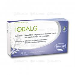 Iodalg Complment Nutritionnel Thalgo - Activateur de Mtabolisme - 1 Bote de 60 glules