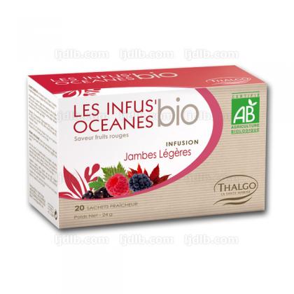 Les InfusOcanes Bio Jambes Lgres Thalgo - Saveur fruits rouges - 1 Bote 20 sachets