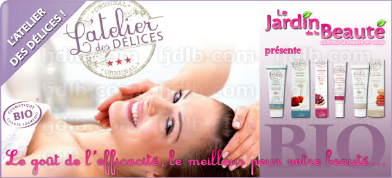 LANCEMENT DE LA NOUVELLE GAMME BIO : L’ATELIER DES DELICES !