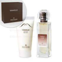 Coffret Vanille par Molinard Eau de Toilette - Vaporisateur 30ml & Lait pour le Corps Vanille - Tube 35ml