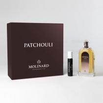 Coffret Patchouli Molinard Eau de Toilette Vaporisateur 100ml et 1 Flacon roll-on Patchouli OFFERT