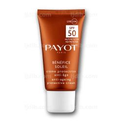 Crme Visage Protectrice Anti-ge SPF 50 Soin Haute Protection aux Extraits de Tournesol Payot - Tube 50ml