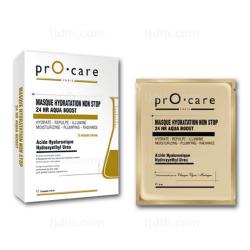 Masque Hydratation Non-Stop  lAcide Hyaluronique par Pro-Care - Coffret de 3 Masques Mono-doses de 22ml